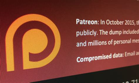 leaked patreons|Patreon Database Hack Reveals Millions of Users Info